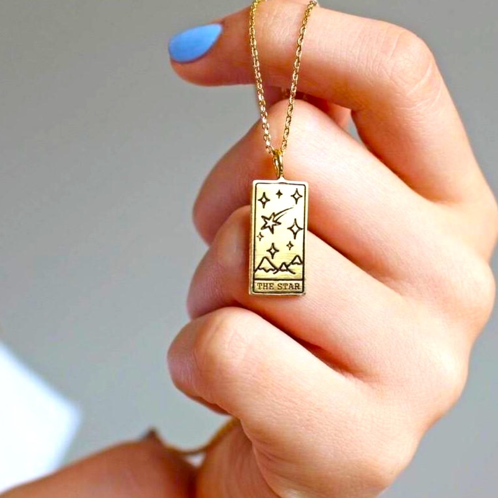 Tarot Card The Star Necklace